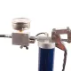 Pistolenfettpresse mit Druckentlastung und Manometer, 400 bar