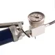 SCHEREN-FETTPRESSE MIT DRUCKENTLASTUNG UND 600-BAR-MANOMETER
