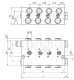 ZWEI-LEITUNGS VERTEILER VSG 4VA-D2.20 SS